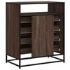 vidaXL Drawer Cabinet Brown Oak Engineered Wood, Metal