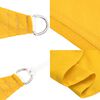 vidaXL Sunshade Sail 1.75 oz/ft² Square Yellow 23.0x23.0' HDPE