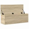 vidaXL Storage Box Sonoma oak Engineered wood Medium Storage Box