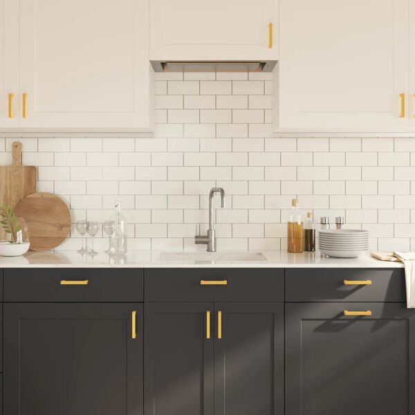 vidaXL Cabinet Handle Set of 20 Gold Stainless Steel