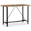 vidaXL Bar Table Multicolor Solid reclaimed wood Medium Industrial