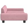 vidaXL Dog Bed Pink 100x54 x 13.0 " Velvet