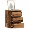 vidaXL Chest Of Drawers Old wood Engineered wood Medium Chest Of Drawers