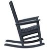 vidaXL Garden Rocking Chair Navy Blue 92 x 70 x 108cm HDPE