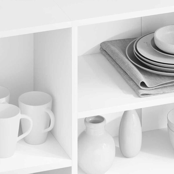 vidaXL Sideboard White Engineered wood 47.2 in x 11.8 in x 29.5 in