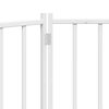 vidaXL Dog Gate Set of 2 White Solid fir wood 63 in by 23.6 in