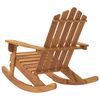 vidaXL Rocking Chair Solid acacia wood Standard Rocking Chair