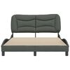 vidaXL Bed Frame Dark Grey
