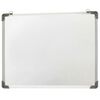 vidaXL Magnetic Dry-erase Whiteboard White 27.6x19.7" Steel