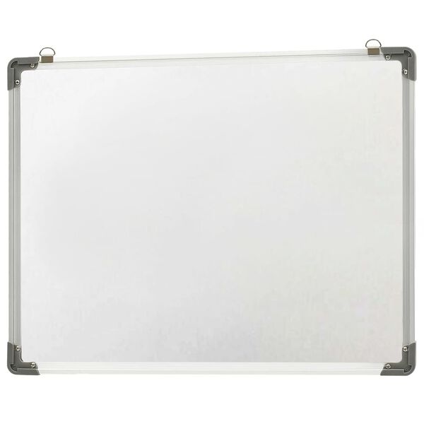 vidaXL Magnetic Dry-erase Whiteboard White 27.6x19.7" Steel