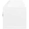 vidaXL Wall Cabinet White Engineered wood 29.5 in wide Floating Cabinet