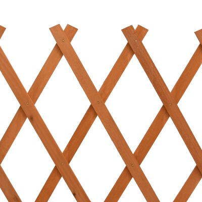vidaXL Garden Trellis Fence Orange 47.2"x23.6" Solid Firwood