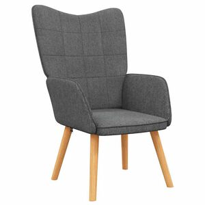 vidaXL Relaxing Chair Dark Grey