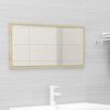 vidaXL Bathroom Furniture Set White Engineered wood Medium