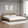 vidaXL Bed Frame Cappuccino