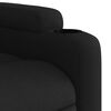 vidaXL Massage Recliner Chair Black Fabric (100% polyester), metal, plywood