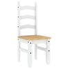 vidaXL Dining Chair White Solid pine wood Standard Durable