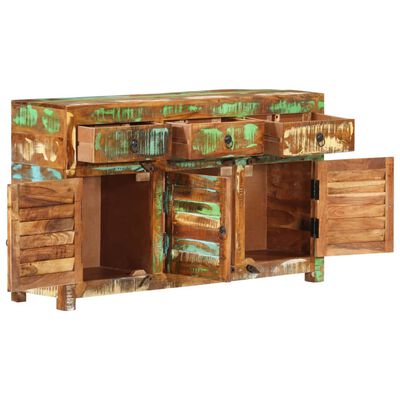 vidaXL Sideboard 43.3"x11.8"x25.6" Solid Wood Reclaimed