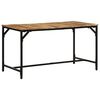 vidaXL Dining Table 55.1"x27.6"x29.5" Solid Wood Rough Mango