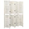 vidaXL 5-Panel Room Divider Antique White 70.3x65.4" Solid Wood