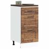 vidaXL Kitchen Base Cabinet Old wood Engineered wood Medium