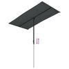 vidaXL Garden Parasol Anthracite Polyester, Aluminum 70.9 x 43.3 x 81.9 in