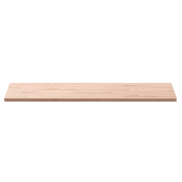 vidaXL Table Top Natural Beech Solid Beech Wood 31.5x15.7 in Table Top