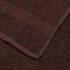 vidaXL Soap Towel Set of 4 Brown 100% Cotton 11.8 x 11.8 in Soap Towel