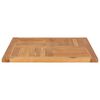 vidaXL Table Top Teak Solid teak wood 27.6 x 27.6 in Durable Table Top