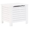 vidaXL Storage Box White Solid pine wood 23.6 x 19.3 x 21.3 in