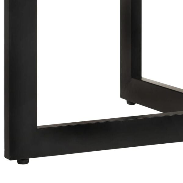 vidaXL Dining Table Multicolor Solid reclaimed wood Medium Sleek