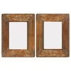 vidaXL Photo Frame Set of 2 Varied wood shades