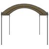 vidaXL Gazebo Taupe and Black Polyester fabric and steel frame Large