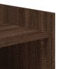 vidaXL Shoe Cabinet Brown Oak Engineered Wood Medium Shoe Cabinet