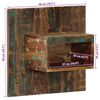 vidaXL Nightstand Multicolor Reclaimed Wood Small Nightstand