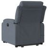 vidaXL Electric Stand Up Massage Recliner Chair Dark gray