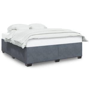 vidaXL Bed Frame Dark gray