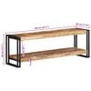vidaXL TV Stand 47.2"x11.8"x15.7" Rough Mango Wood