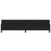 vidaXL Bed Frame with Mattress Black 35.43 x 74.80 in Fabric