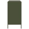 vidaXL Sideboard Olive Green Cold-rolled Steel Medium Sideboard