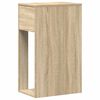 vidaXL Computer Tower Stand Sonoma oak Engineered wood