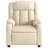 vidaXL Massage Recliner Chair Cream