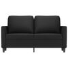 vidaXL 2-seater Sofa Black