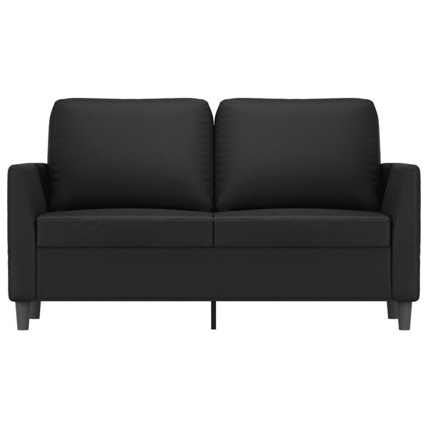 vidaXL 2-seater Sofa Black