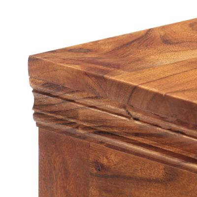 vidaXL Sideboard 24.4"x11.8"x29.5" Solid Acacia Wood