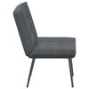 vidaXL Chill Chair Dark Grey Velvet, Metal, Plywood One Size Chill Chair