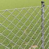 vidaXL Chain Link Fence Silver 984.3" x 15.7" Galvanized steel