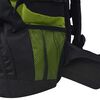vidaXL Hiking Backpack XXL 19.8 gal Black and Green