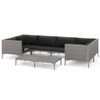 vidaXL Garden Lounge Set Dark Grey