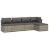 vidaXL Garden Lounge Set Grey